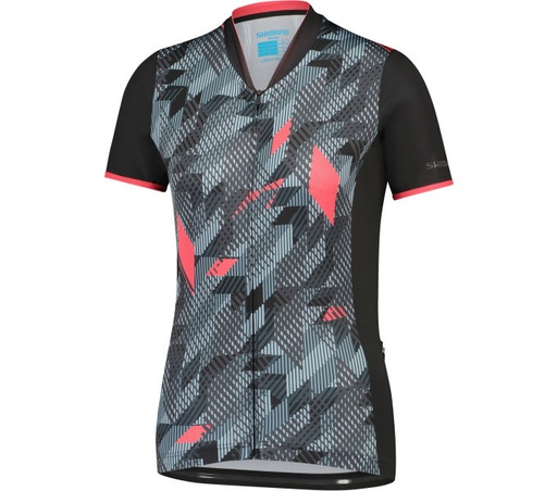  SHIMANO SAGAMI SHORT SLEEVES ZIP NŐI FEKETE