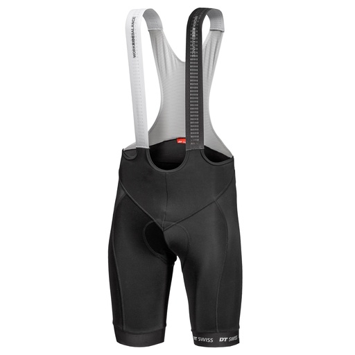 [#BS-MCXTSLABSHORMS] Országúti kantáros nadrág DT Swiss fekete-fehér L