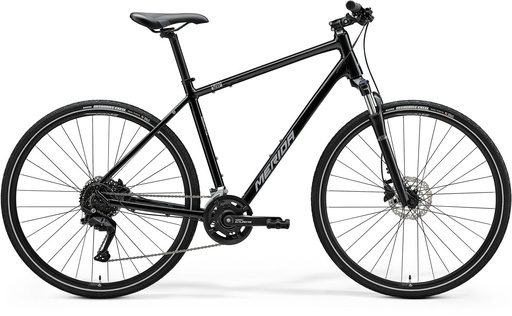 [#BF-2500742] MERIDA CROSSWAY 100 III2 L FÉNYES FEKETE (EZÜST) /25/