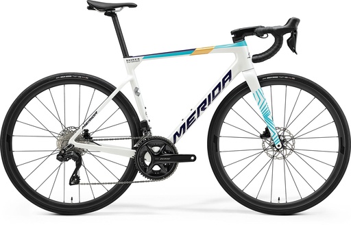 [#BF-2503972] MERIDA SCULTURA 6000 V3 M GYÖNGYFEHÉR (KÉK-TEAM)(CY25)