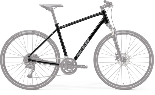 [#BF-2503882] VÁZ MERIDA CROSSWAY 300 III2 XL FÉNYES FEKETE (EZÜST)