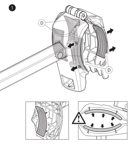 [#BL-194386] Menabo vázfogó karom gumibetét