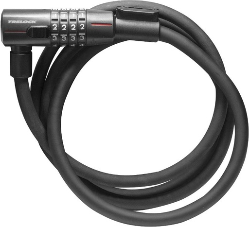 [#BL-192811] Trelock KS 312 számzáras huzalos zár [fekete, 85 cm]