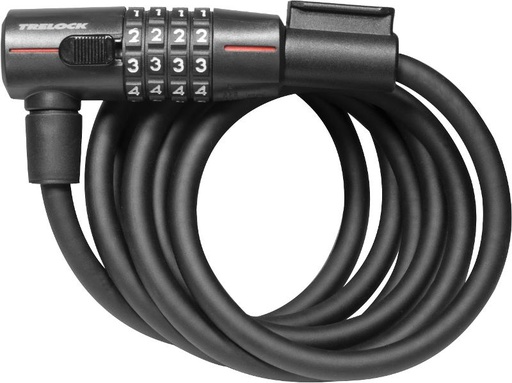 [#BL-192818] Trelock SK 210 számzáras huzalos zár [fekete, 180 cm]
