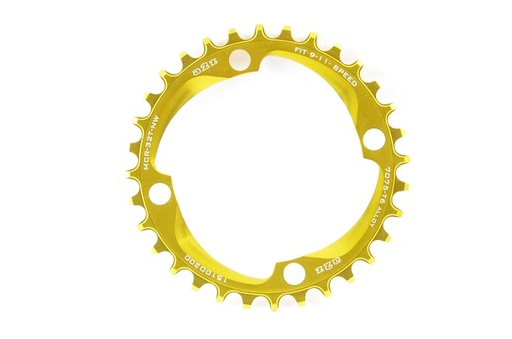 [#BL-141141] a2Z Narrow Wide (BCD: 104) 4 furatos szimmetrikus lánctányér [arany, 32]