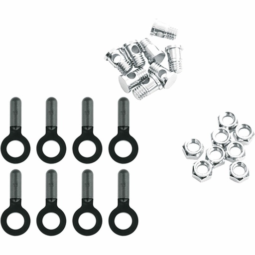 [#BL-165737] SKS-Germany sárvédőrögzítő csavar/anya/záróvég Chromplastics/Longboardhoz