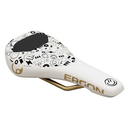 [#BS-44080140] Nyereg férfi Ergon SM Downhill Comp Vali Höll Edition fehér