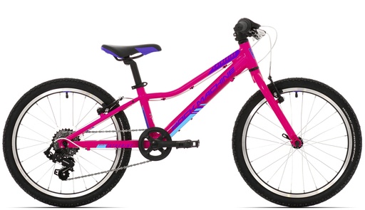 [#BL-195310] Rock Machine Catherine 20 VB 20"-os gyermek kerékpár [10", fényes pink/viloa/cián]