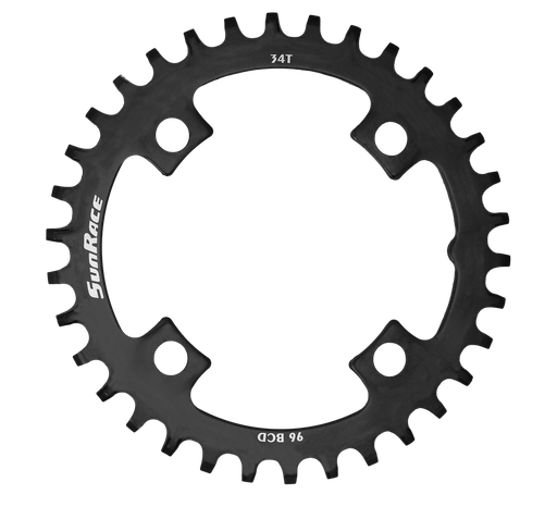[#BL-166582] Sunrace CRMS Narrow Wide 4 furatos szimmetrikus lánctányér [fekete, 30]