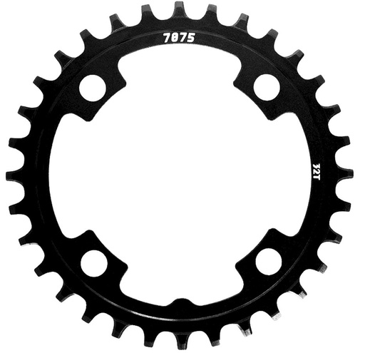 [#BL-197293] Sunrace CRMX04 Narrow Wide 4 furatos szimmetrikus lánctányér [fekete, 32]