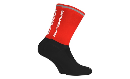 [#BL-234320] Superior Long Cycling Socks zokni [fekete-piros, 35-38]