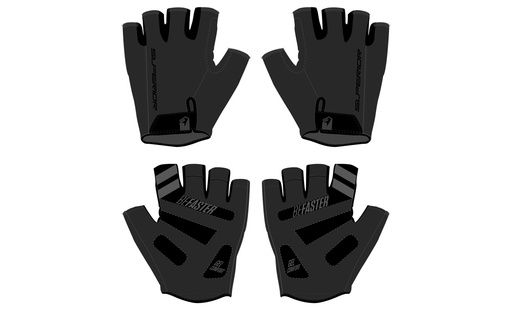 [#BL-236722] Superior Race SF nyári rövid ujjú kerékpáros kesztyű [fekete, XL]