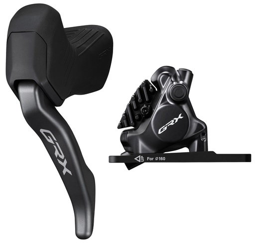 [#PL-IRX8208DLRDSC170] SHIMANO DISC BRAKE ASSEMBLED SET/J-kit DIRECT,GRX,BL-RX825(L),BR-RX820(R),W/O AD,HÁTSÓ