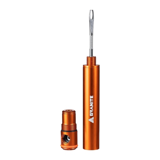[#BL-253025] Granite Suture Aero tire plug tubeless defektjavító készlet Co2 töltőfejjel [narancssárga]