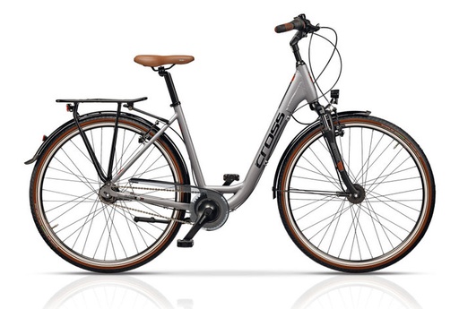 [#BF-CRS2111948] CROSS CITERRA LOW STEP 50 cm világosszürke (fekete/barna)