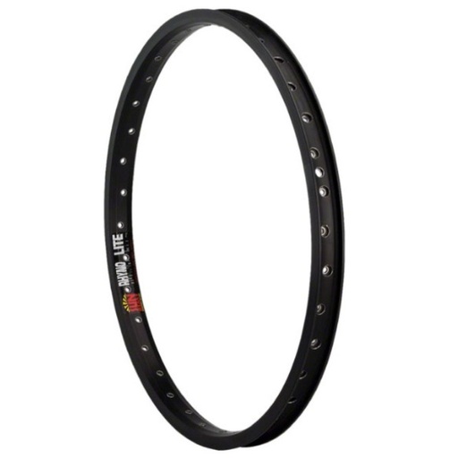 [#BS-294E01P13605NL7C] Abroncs SUNringlé Rhyno Lite felnifékes 24" 36 lyukas fekete