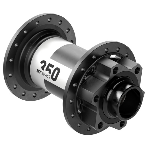 [#BS-H350BDEXR28SA1271S] Agy DT Swiss 350 BOOST első disc 6 csavaros 110/20mm 28h fekete ÚJ