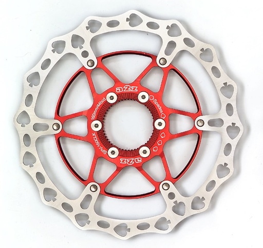 [#BL-139436] a2Z Teppan Yaki SPV CenterLock féktárcsa [piros pikk, 160 mm]