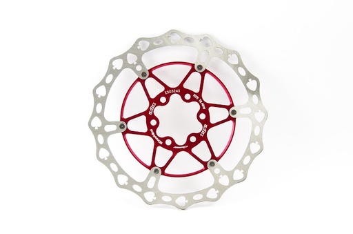 [#BL-48151] a2Z Teppan-Yaki TY-SPV-TS 6 csavaros féktárcsa [piros, 160 mm, pikk]