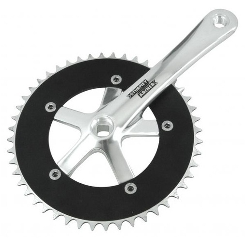 [#BL-47923] Sturmey Archer FCT28 170mm/48T négyszögtengelyes hajtómű [ezüst-fekete, 48, 170 mm]