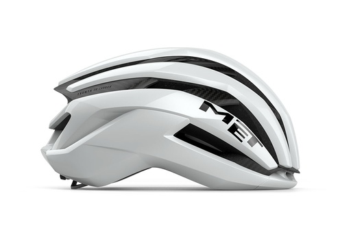 [#BL-254171] MET New Trenta 3K Carbon kerékpáros sisak [fényes fehér, 58-61 cm (L)]