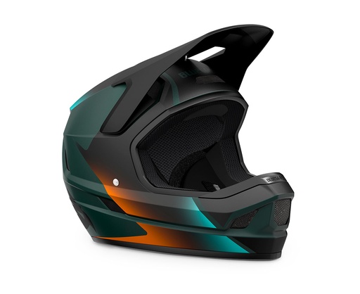 [#BL-234113] Bluegrass Legit fullface kerékpáros sisak [matt zöld-narancs, 54-56 cm (S)]