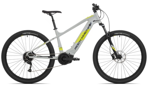 [#BL-211012] Rock Machine Torrent INT e50-29 B elektromos MTB kerékpár [17" (M), fényes világosszürke/szürke/sárga]