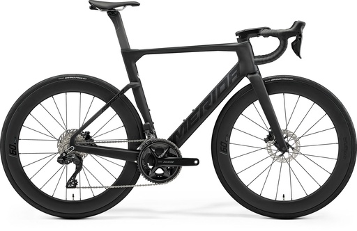 [#BF-2600135] MERIDA REACTO 6000 SELYEM FEKETE (FÉNYES SÖTÉTEZÜST)