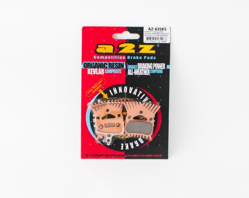 [#BL-158735] a2Z AZ-635KS hűtőbordás fékpofa tárcsafékhez