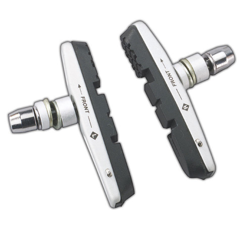 [#BL-200507] Acor ABS-2301 MTB imbuszos fékpofa V-fékhez [ezüst-fekete]