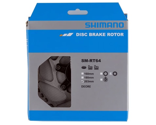 [#BS-087196] Féktárcsa Shimano SM-RT64L centerlock 203MM dobozos