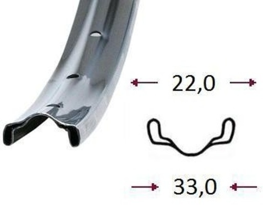 [#BT-15461] Felni 28x1,1/2 acél 36H