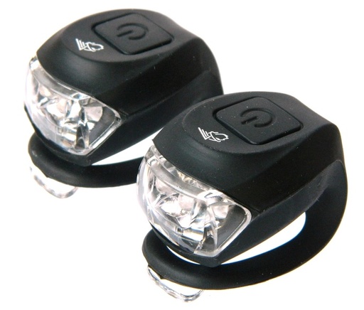 [#BT-34674] Villogó VELOTECH 2LED FEKETE