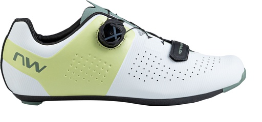 [#BF-80251042-58-435] Cipő NORTHWAVE ROAD STORM CARBON 43,5 FEHÉR/ZÖLD (MATCHA)
