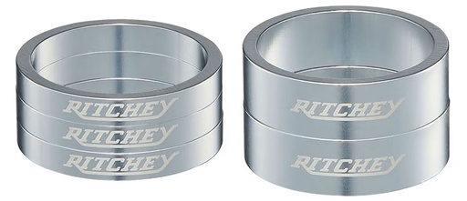 [#BF-33075347004] Kormánycsapágy hézagoló RITCHEY CLASSIC Silver 3x5 mm + 2x10 mm / csomag