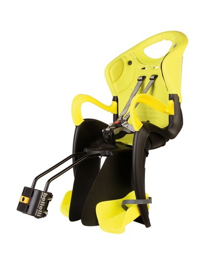 [#BF-01TGTR00027] Gyermekülés BIKEFUN TIGER RELAX Hi-Viz szürke-fluo sárga