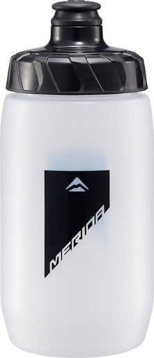 [#BF-2123004058] Kulacs MERIDA átlátszó, 500ml (fekete design) - zárókupakkal - 4058