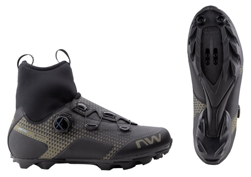 [#BF-80204037-02-42] NORTHWAVE MTB CELSIUS XC ARCTIC GTX, TÉLI FEKETE/ZÖLD