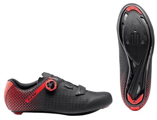 NORTHWAVE ROAD CORE PLUS 2 FEKETE/PIROS