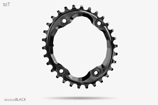 [#BS-OV96XTR/30BK] Lánckerék MTB OVAL XTR M9000 asszimetrikus N/W fekete 30T  (integrated threads)