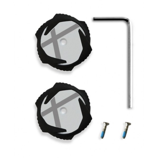 [#BF-81212020-11] NORTHWAVE CIPŐTARTOZÉK SLWX / SLW3 csat, csak tekerőgomb, fehér/fekete