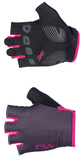 [#BF-89202326-78-L] Kesztyű NORTHWAVE ACTIVE WOMAN rövid szürke/pink