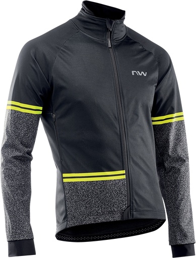 NORTHWAVE EXTREME TÉLI DZSEKI TP FEKETE/FLUOR SÁRGA