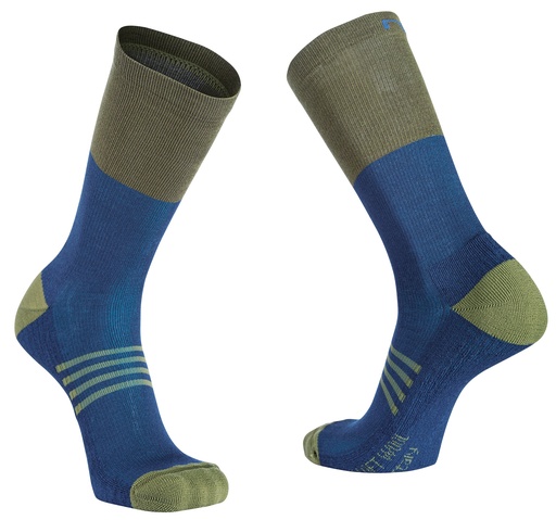 Zokni NORTHWAVE téli EXTREME PRO HIGH kék/zöld