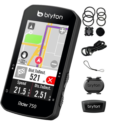 [#BF-BRRIDER750T] Computer BRYTON RIDER 750T GPS komputer szett