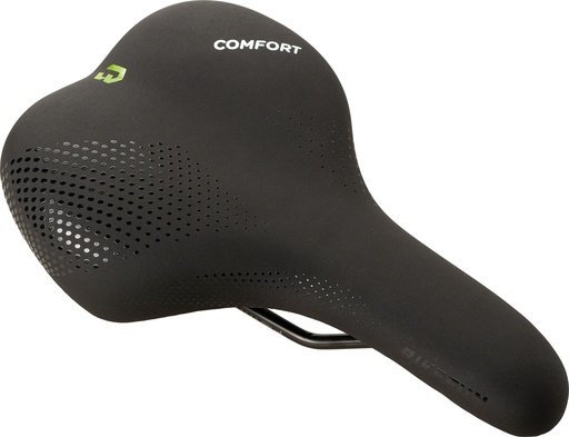 [#BF-D225Q] Nyereg BIKEFUN LAUSANNE Comfort trekking ffi fekete Memory Foam - D225Q