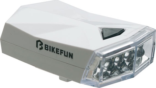 [#BF-JY-585W] Lámpa BIKEFUN SQUARE első 4 fehér LED, 3 f - JY-585W