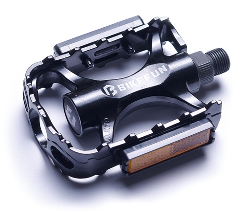 [#BF-LU-C29/BK/BF] Pedál BIKEFUN UPLANDER MTB alu, fekete - LU-C29/BK/BF