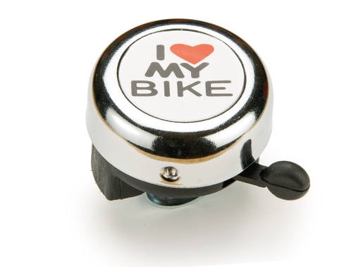 [#BF-NH-B610SPE] Csengő BIKEFUN I love ezüst - NH-B610SPE