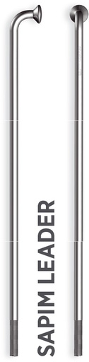 [#BF-SALE14224I] Küllő SAPIM LEADER Inox 14G 224mm J-Bend + Polyax réz 14G 12mm ezüst